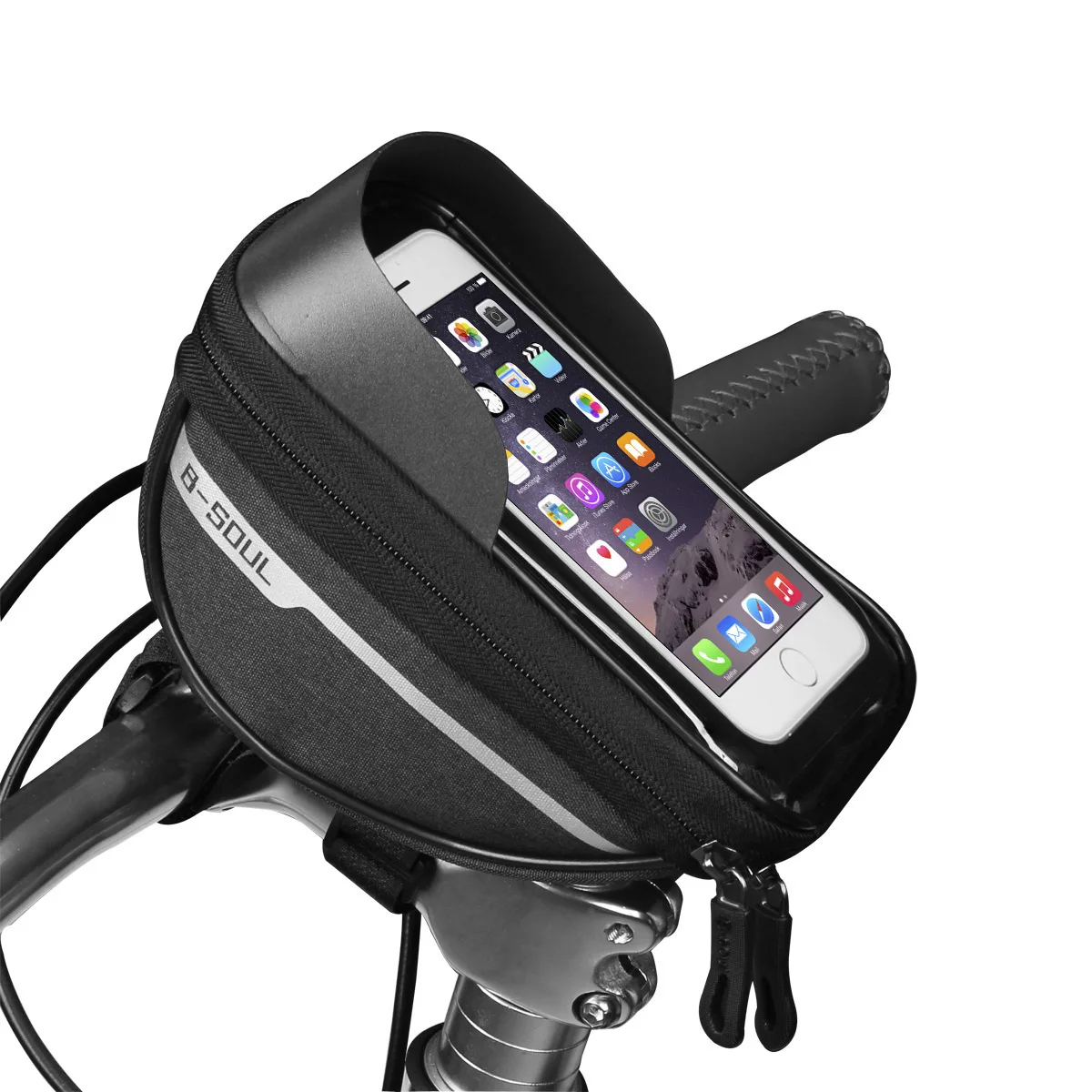 Cycling Gear Pack - Waterproof Touch Screen Bike Handlebar Bag