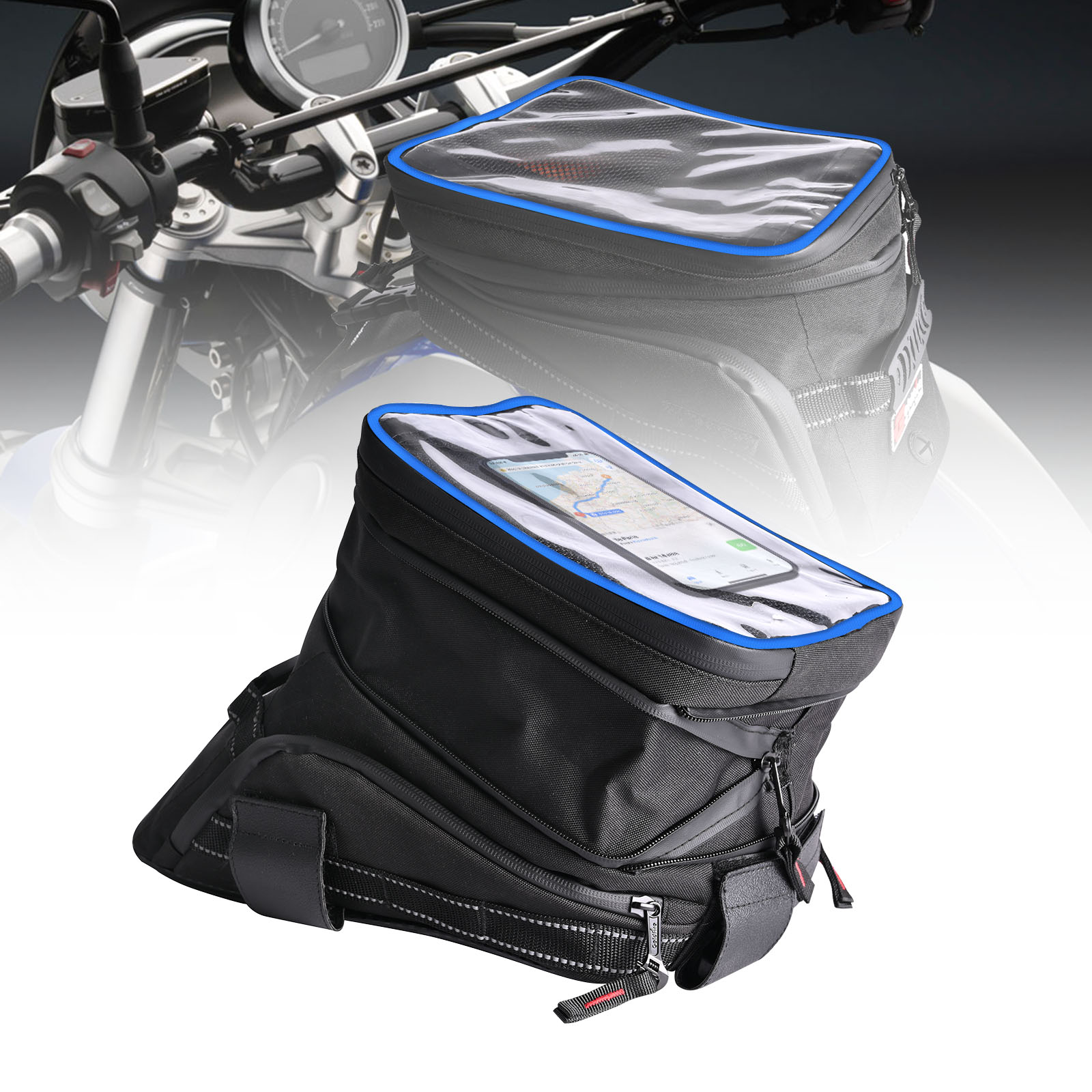 Cycling Gear Pack - Large Capacity Expandable Motorcycle Tank Bags
