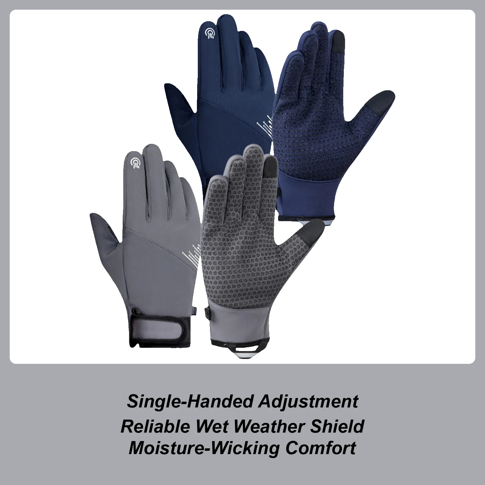 Cycling Gear For Cold Weather - Winter Gloves Windproof Touchscreen Cold Weather