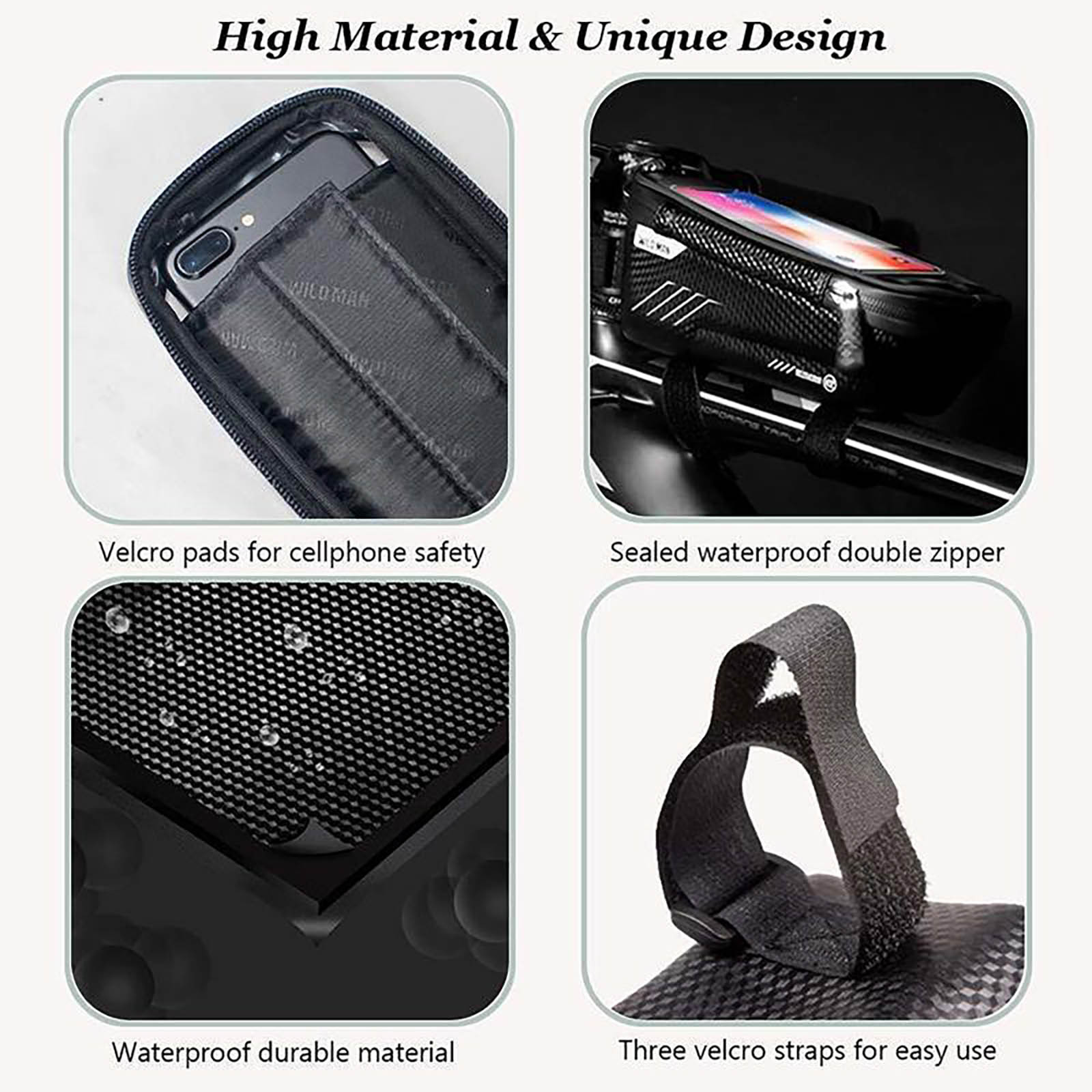Waterproof Bicycle Phone Bag H - đánh giá và giá Cycling Gear Display