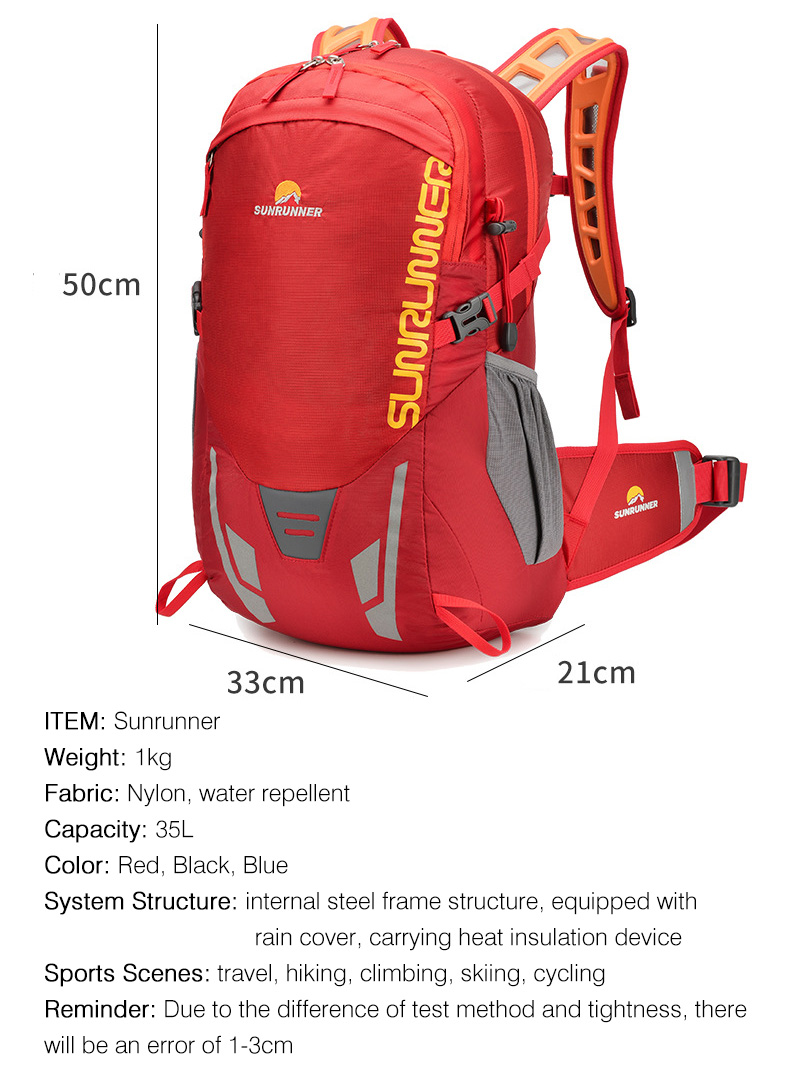35L Đi Bộ Đường Dài Ba Lô Túi  - đánh giá và giá Cycling Gear Pack