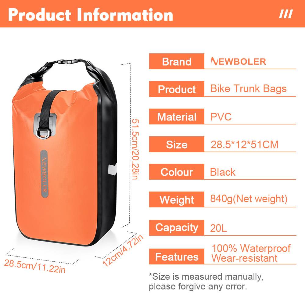 NEWBOLER 10L 20L Waterproof Cy - đánh giá và giá Cycling Gear Pack