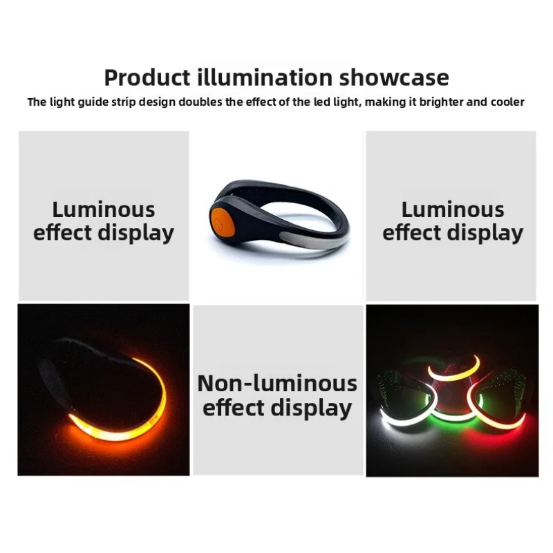 New Luminous Shoe Clip Light L - đánh giá và giá Cycling Gear And Equipment