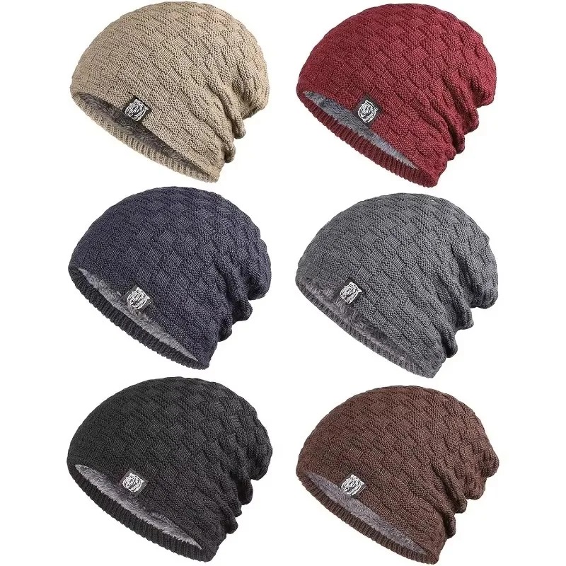 Mens Plush Lining Beanie Winte - đánh giá và giá Cycling Gear For Cold Weather