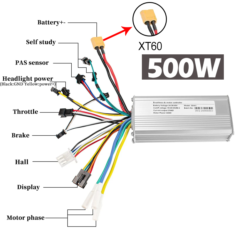 500W E Bike Kit Conversion wit - đánh giá và giá Cycling Gear Display