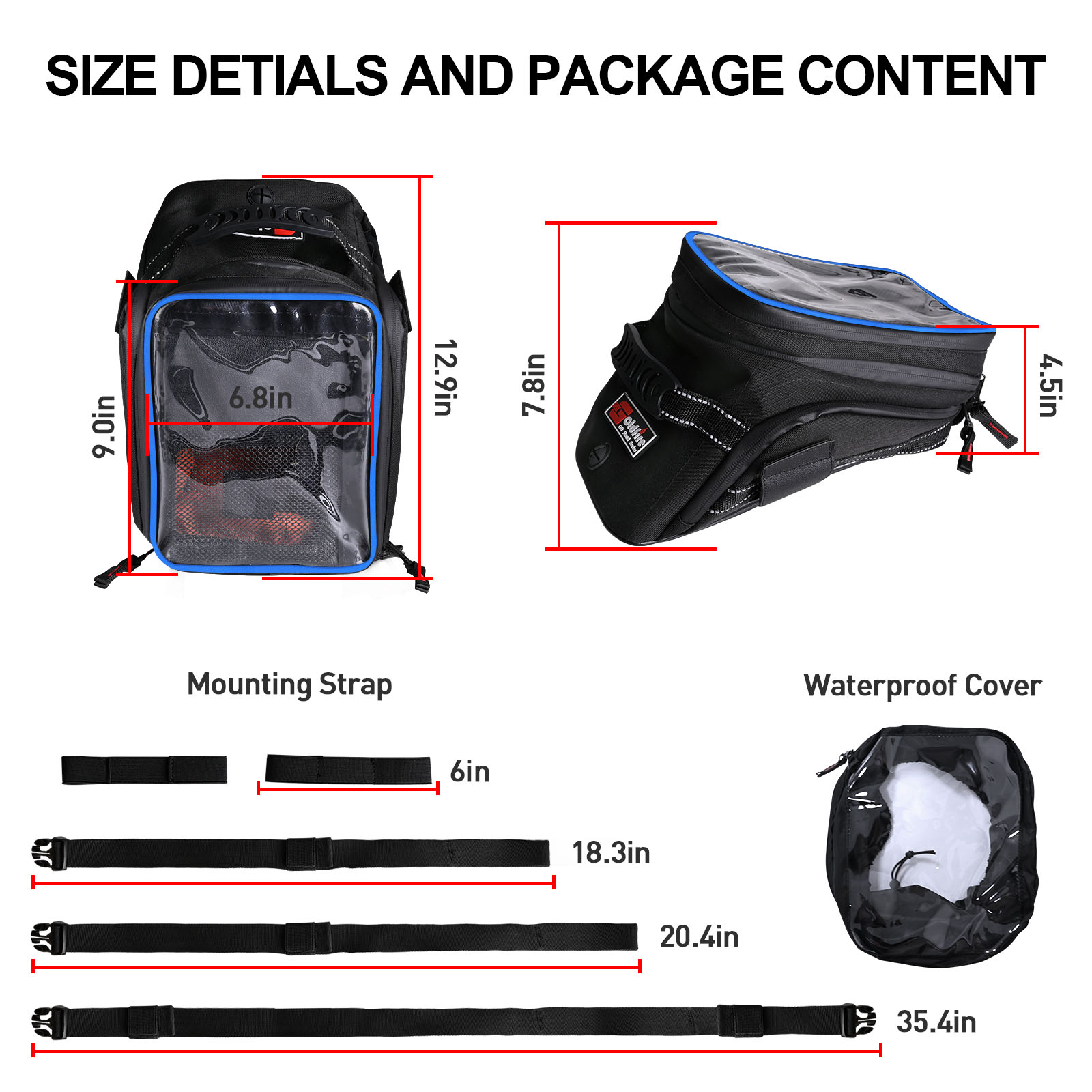 Large Capacity Expandable Moto - đánh giá và giá Cycling Gear Pack