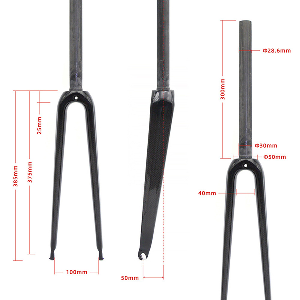 650C Full Carbon Rigid Front F - đánh giá và giá Cycling Gear And Equipment